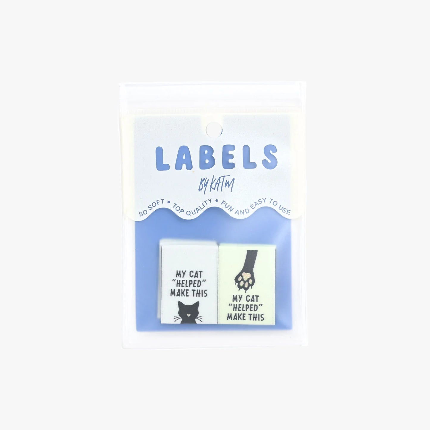 My Cat "Helped" Make This Project Labels-Notion-Spool of Thread