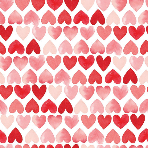 My Valentine Hearts White ½ yd-Fabric-Spool of Thread