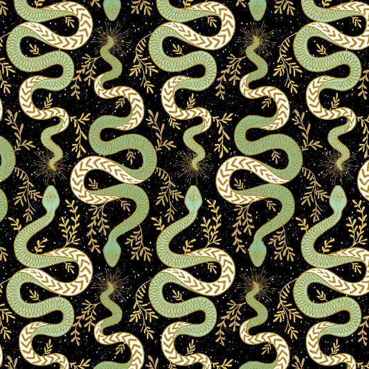 Myth + Dream Snake Eyes Metallic ½ yd-Fabric-Spool of Thread