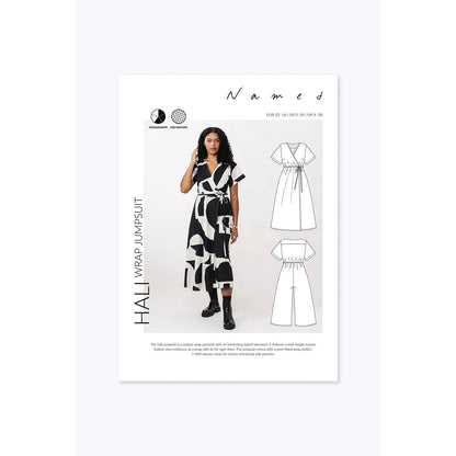 Named Hali Wrap Jumpsuit Paper Pattern-Pattern-Spool of Thread