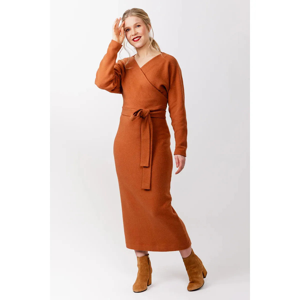 Named Kajo Batwing Wrap Sweater & Dress Paper Pattern-Pattern-Spool of Thread