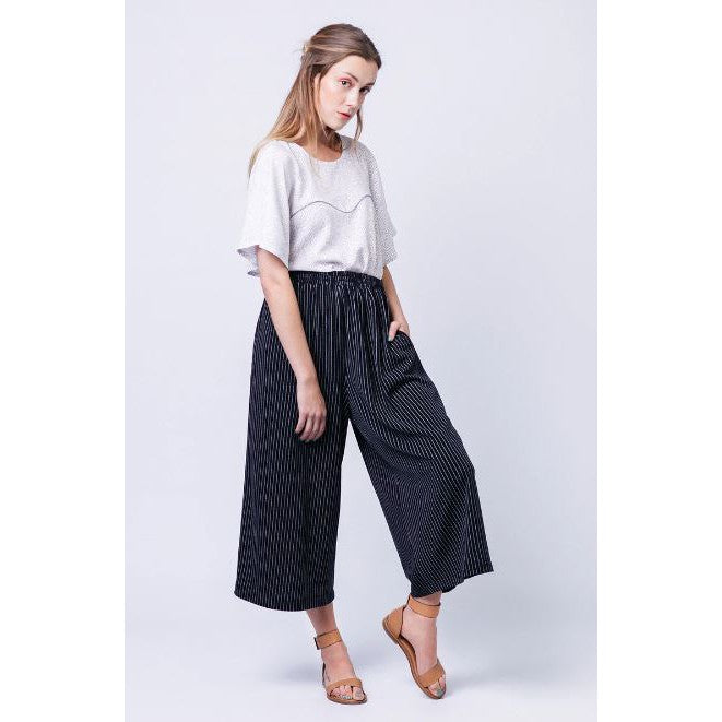 Named Ninni Elastic Waist Culottes Paper Pattern-Pattern-Spool of Thread