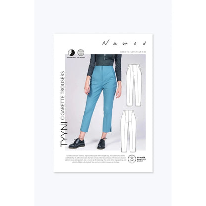 Named Tyyni Cigarette Trousers Paper Pattern