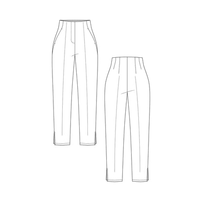 Named Tyyni Cigarette Trousers Paper Pattern
