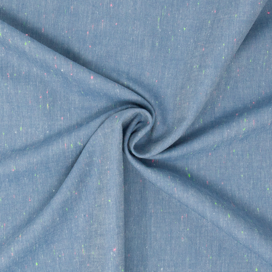 Neon Neppy Blue ½ yd-Fabric-Spool of Thread
