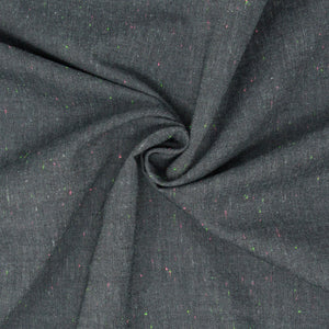 Neon Neppy Charcoal ½ yd-Fabric-Spool of Thread