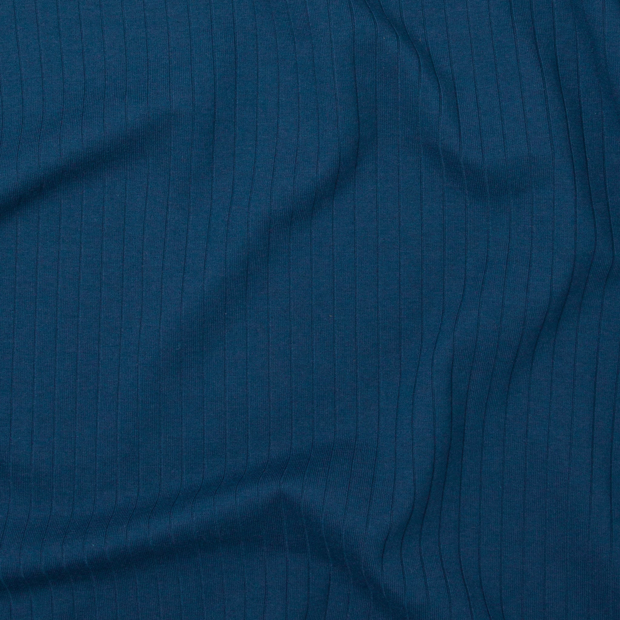 Neve Rib Knit Sapphire ½ yd-Fabric-Spool of Thread