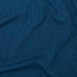 Neve Rib Knit Sapphire ½ yd-Fabric-Spool of Thread