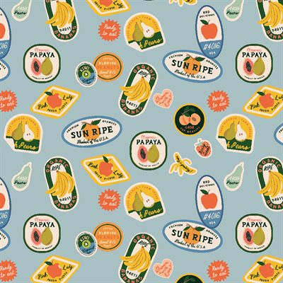 Orchard Light Blue ½ yd-Fabric-Spool of Thread