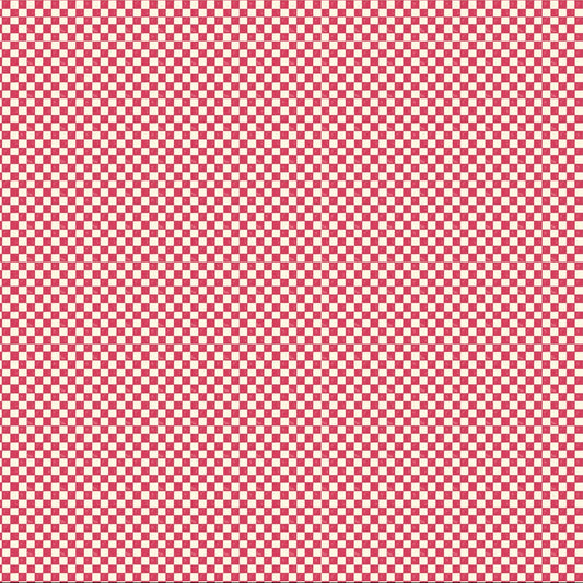 Oven Fresh Check Red ½ yd