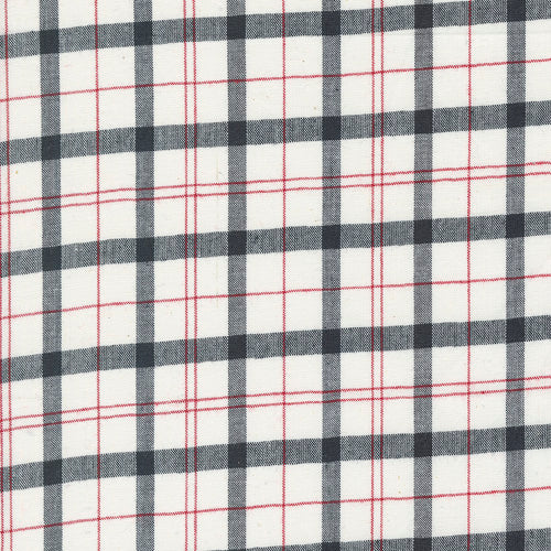 Panache Wovens Yarn Dyed Cotton Black Red ½ yd-Fabric-Spool of Thread