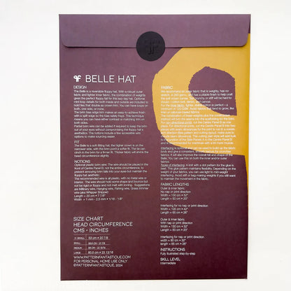 Pattern Fantastique Belle Hat Paper Pattern-Pattern-Spool of Thread
