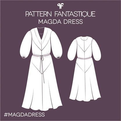 Pattern Fantastique Magda Dress Paper Pattern