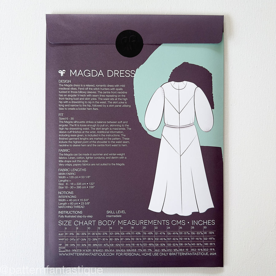 Pattern Fantastique Magda Dress Paper Pattern