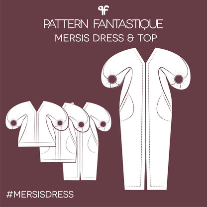 Pattern Fantastique Mersis Dress and Top Paper Pattern-Pattern-Spool of Thread