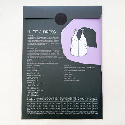 Pattern Fantastique Teia Dress and Cami Paper Pattern-Pattern-Spool of Thread