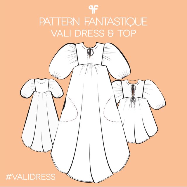 Pattern Fantastique Vali Dress and Top Paper Pattern-Pattern-Spool of Thread