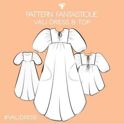 Pattern Fantastique Vali Dress and Top Paper Pattern-Pattern-Spool of Thread