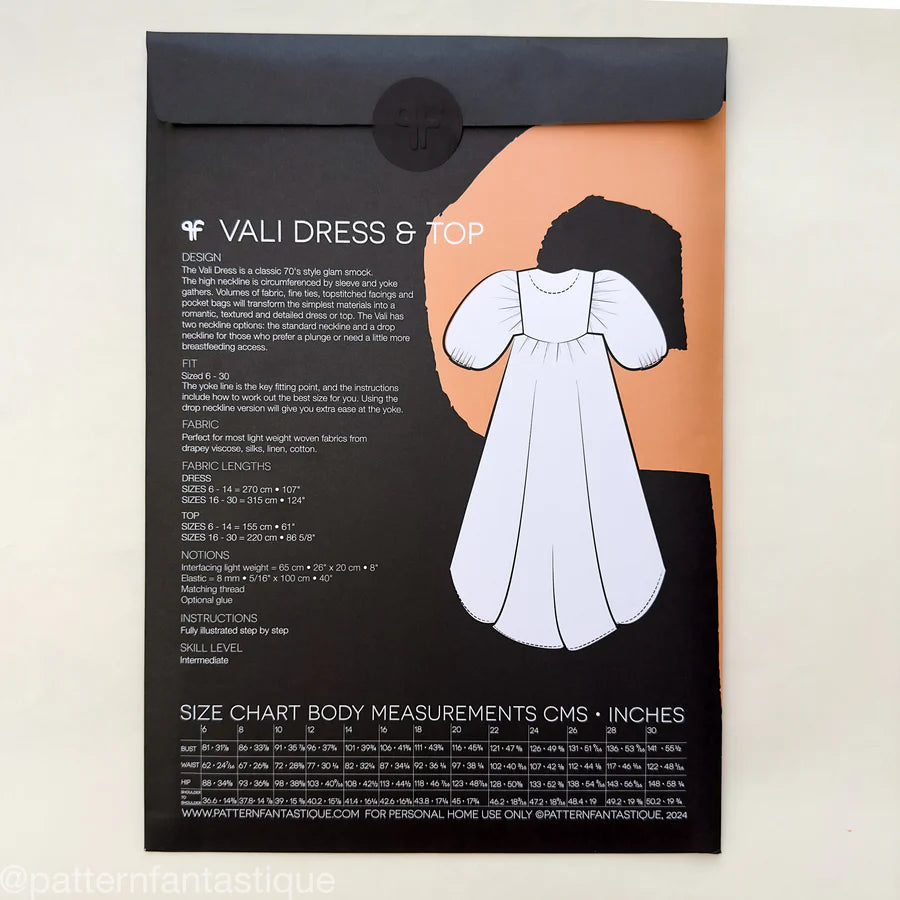 Pattern Fantastique Vali Dress and Top Paper Pattern-Pattern-Spool of Thread
