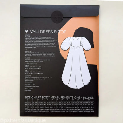 Pattern Fantastique Vali Dress and Top Paper Pattern-Pattern-Spool of Thread