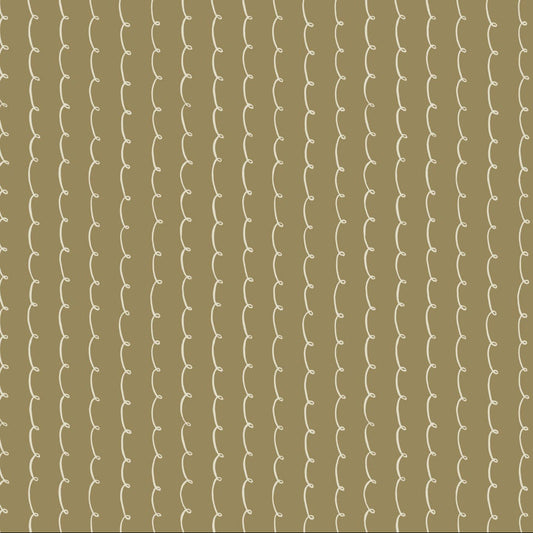 Paws & Play Yarn Stripe Gold ½ yd-Fabric-Spool of Thread