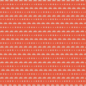 Pickle Juice Cars Red ½ yd-Fabric-Spool of Thread