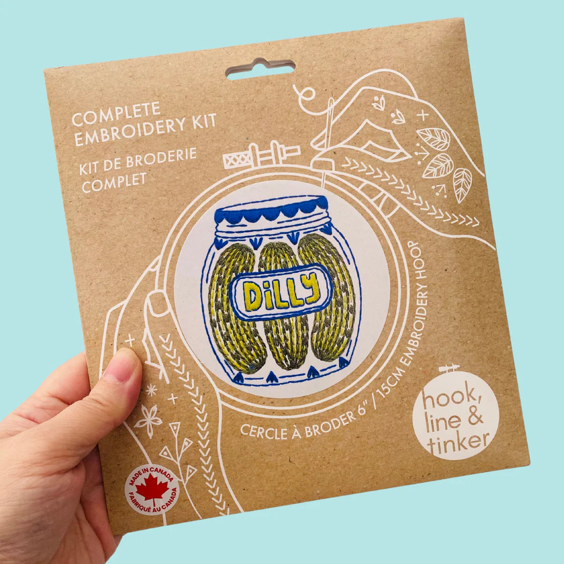 Pickles Complete Embroidery Kit-Notion-Spool of Thread