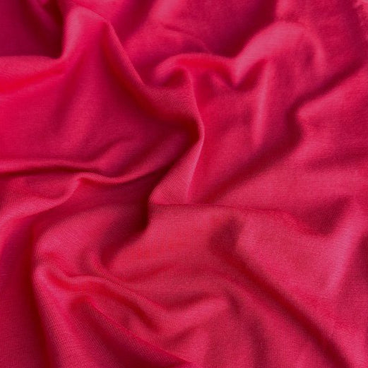 Pine Bamboo Rayon Knit Coral ½ yd