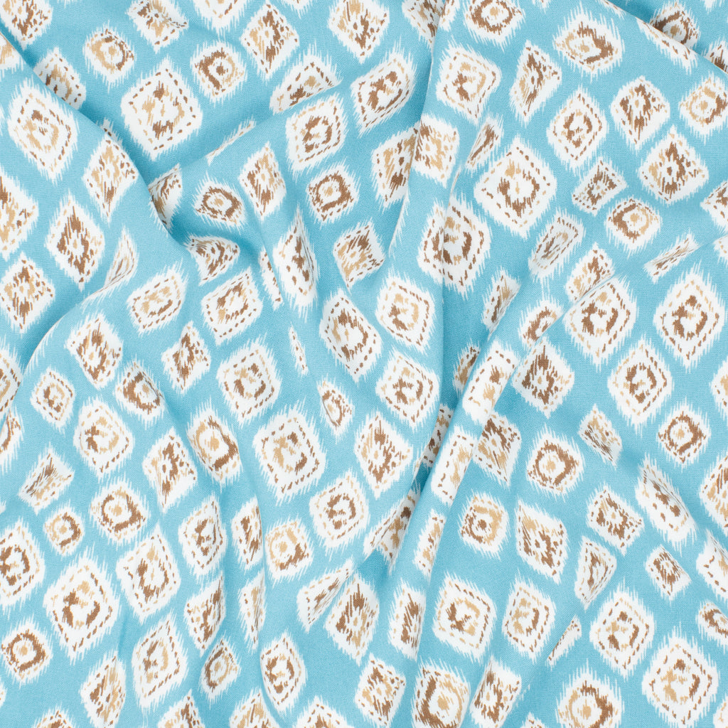 Piper Rayon Medallion Robin Egg Blue ½ yd-Fabric-Spool of Thread