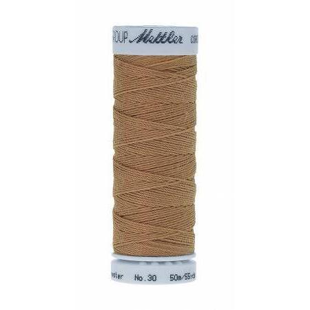 Mettler Metrosene Cordonnet Polyester Thread 50m Caramel Cream-Notion-Spool of Thread