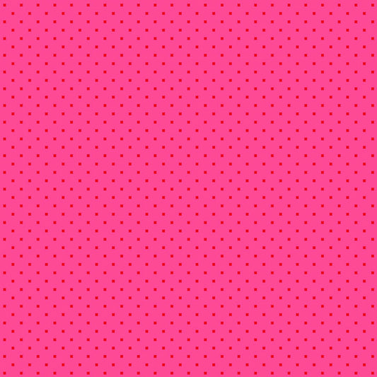 Pop Sugar Lottie Dot Raspberry ½ yd-Fabric-Spool of Thread