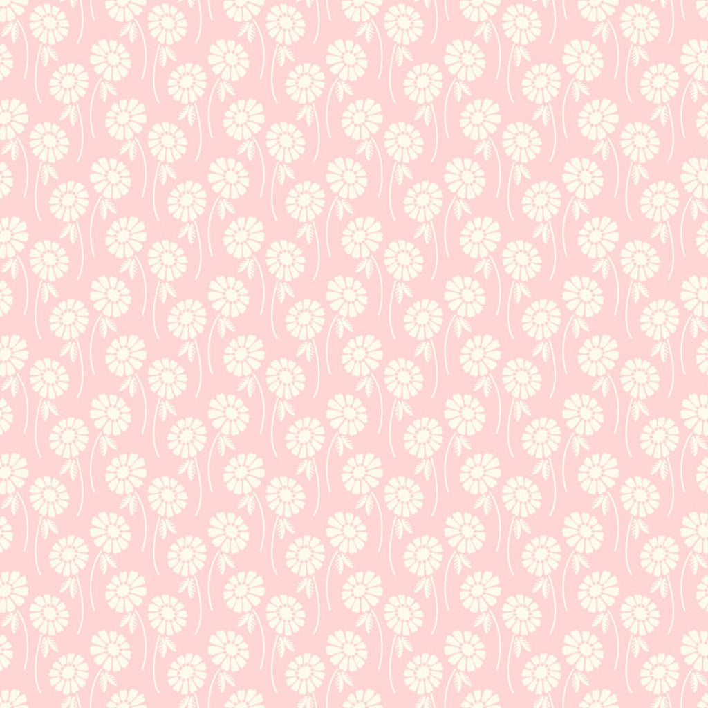 Pop Sugar Upsy Daisy Blush ½ yd-Fabric-Spool of Thread