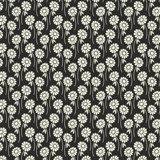 Pop Sugar Upsy Daisy Licorice ½ yd-Fabric-Spool of Thread