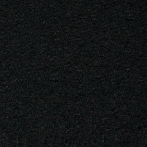 Poppy Washed Linen Space Black ½ yd-Fabric-Spool of Thread