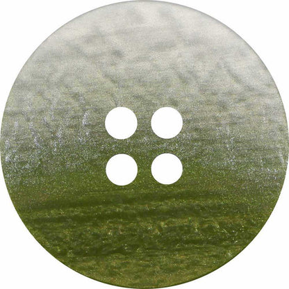 Praiseworthy Button - 15mm (⅝"), 4 Hole, Moss - 3 count