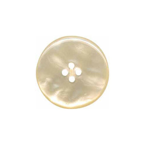 Pretty Button - 19mm (¾"), 4 Hole, Shimmer - 2 count-Notion-Spool of Thread