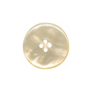 Pretty Button - 28mm (1⅛″), 4 Hole, Shimmer - 2 count-Notion-Spool of Thread