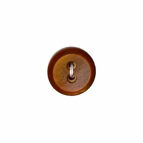 Principled Button - 23mm (⅞″), 2 Hole, Brown - 2 count-Notion-Spool of Thread