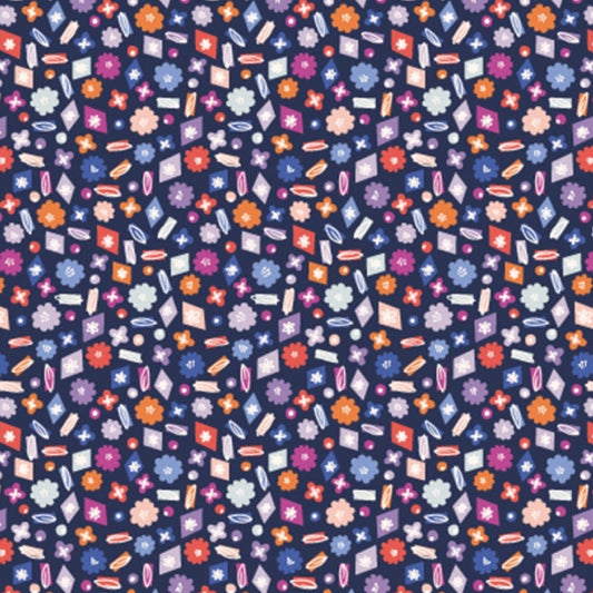 REMNANT Agnes Garden Sunday's List - 2 yards-Fabric-Spool of Thread