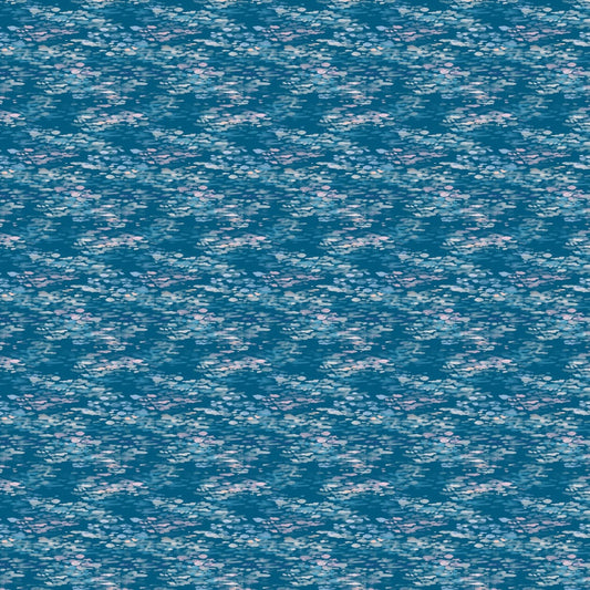 REMNANT Alpine Bliss Shimmer Teal - 1.14 yards-Fabric-Spool of Thread