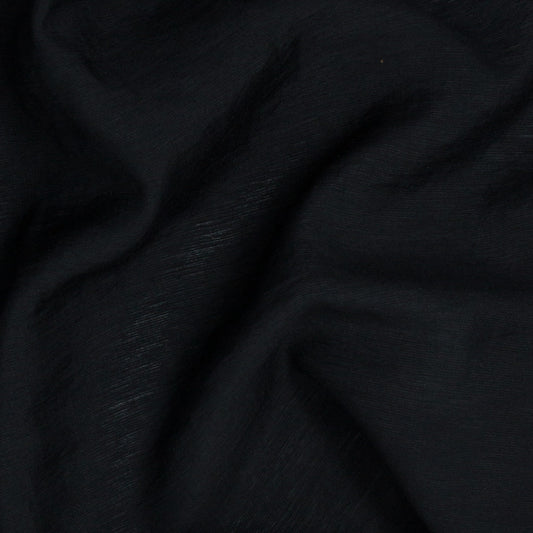 REMNANT Asher Rayon Nylon Raven - 1 yards-Fabric-Spool of Thread