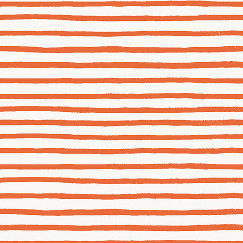 REMNANT Bon Voyage Stripe Red - 0.28 yards-Fabric-Spool of Thread