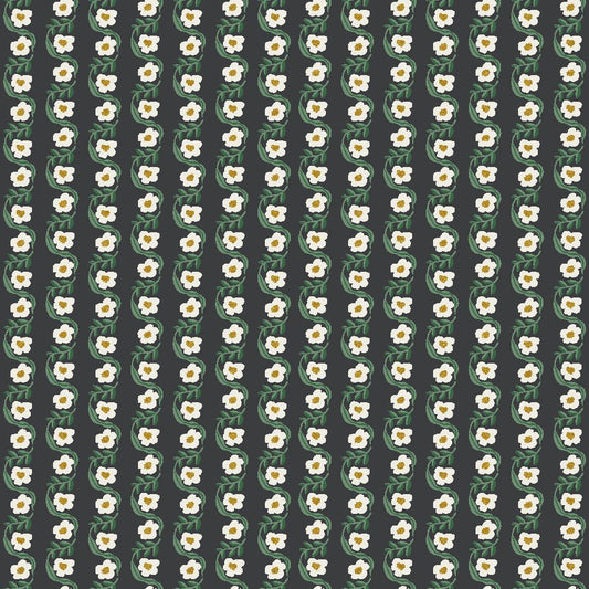 REMNANT Bramble Black Metallic - 0.83 yards-Fabric-Spool of Thread