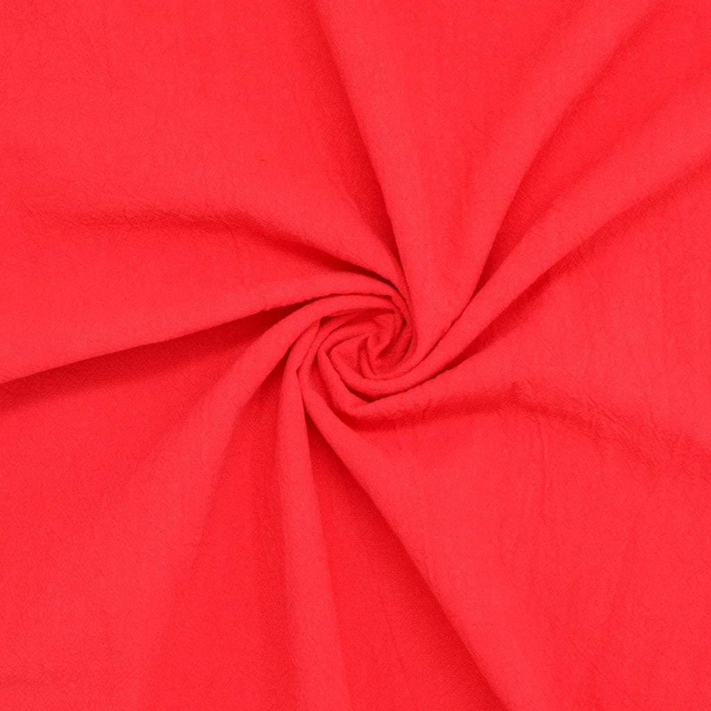 REMNANT Catala Pebbled Cotton Lady Bug - 0.78 yards-Fabric-Spool of Thread