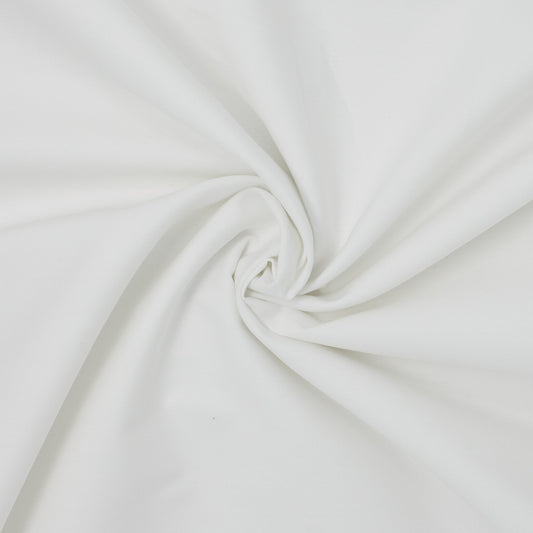 REMNANT Coombs Lightweight Cotton Poplin Bright White - 1.3 yards-Fabric-Spool of Thread