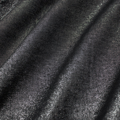 REMNANT Essex Onyx Yarn Dye with Metallic - 1.22 yards-Fabric-Spool of Thread