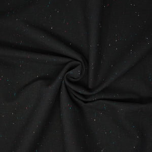 REMNANT Essex Speckle Yarn Dye Black - 1.29 yards-Fabric-Spool of Thread