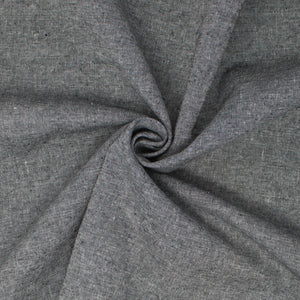 REMNANT Essex Yarn Dyed Black - 0.5 yards-Fabric-Spool of Thread