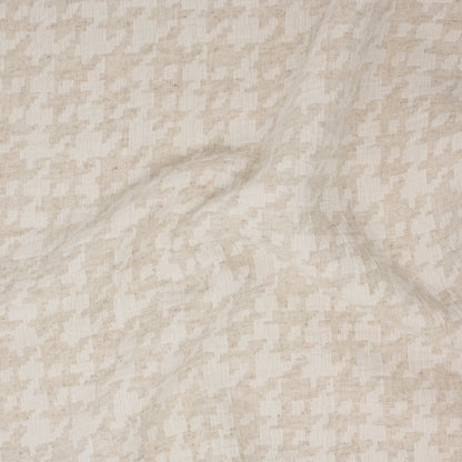 REMNANT Frances Cotton Linen Viscose Gauze Buttercream - 0.28 yards-Fabric-Spool of Thread