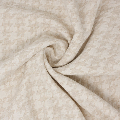 REMNANT Frances Cotton Linen Viscose Gauze Buttercream - 0.28 yards-Fabric-Spool of Thread